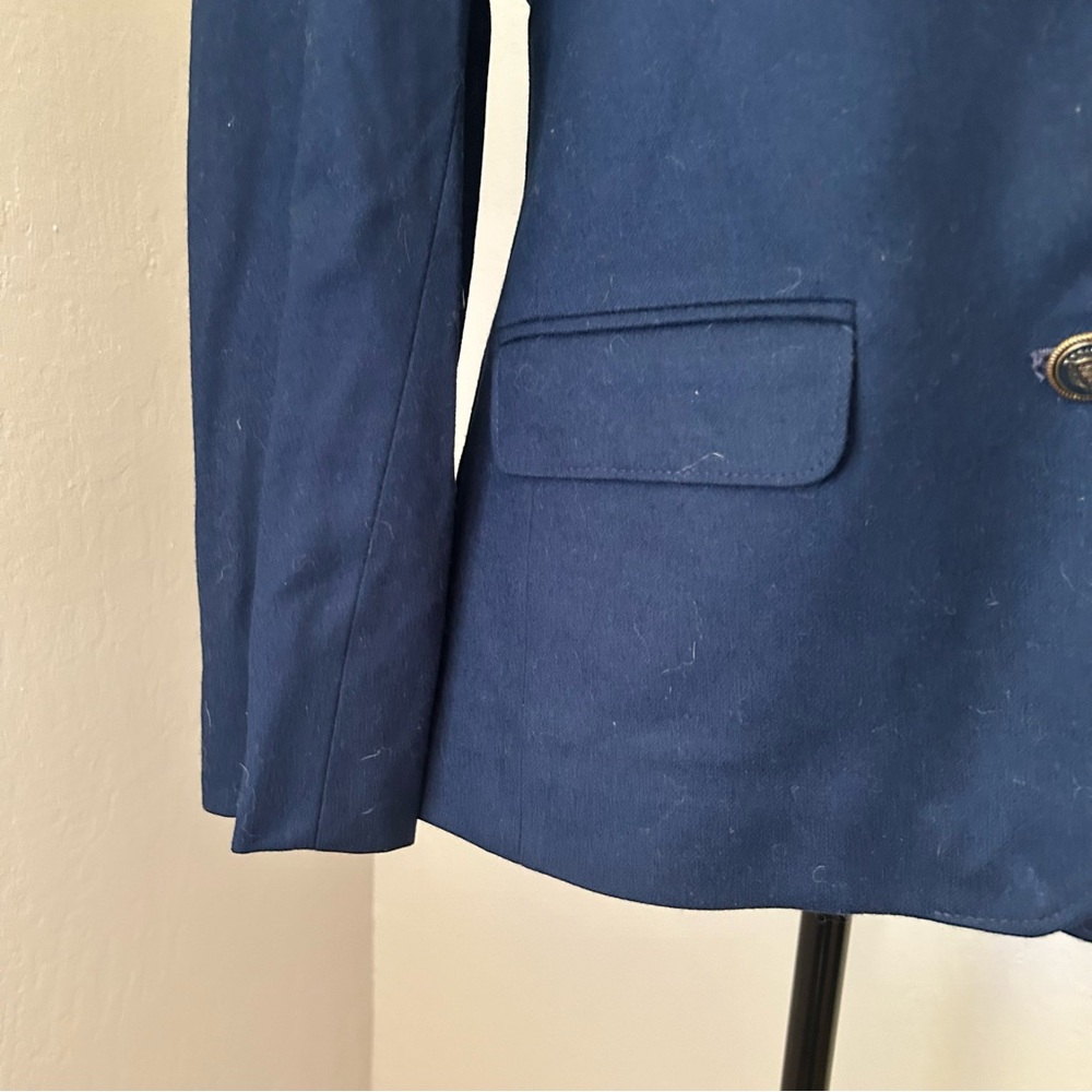 Navy Blue Pendleton Vintage Wool Blazer - image 7